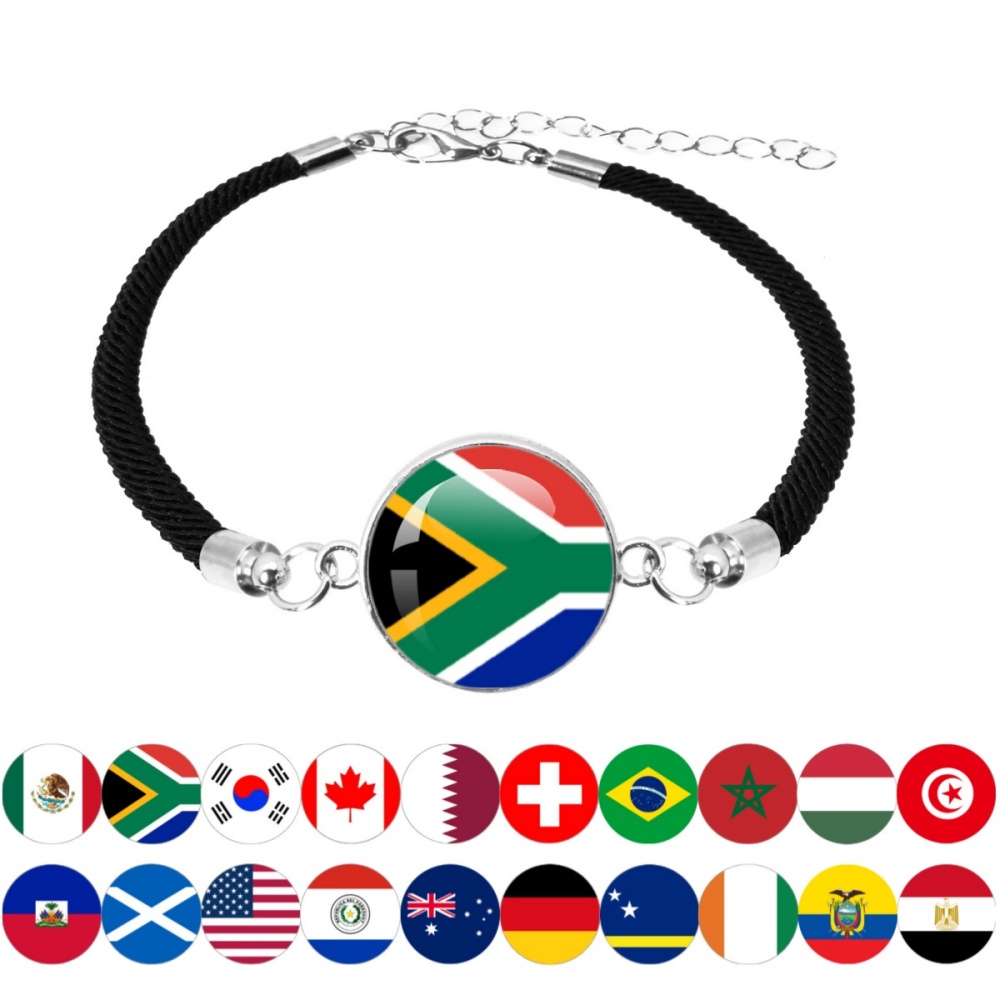Body Jewelry Australia - 国旗ブレスレット メキシコ ブラジル ハイチ オーストラリア ドイツ