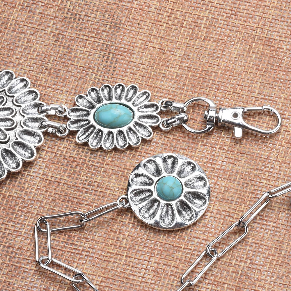 女性のための銀メッキインドのウエストチェーン,ヴィンテージボ - Body Jewelry Indian のレビューと価格