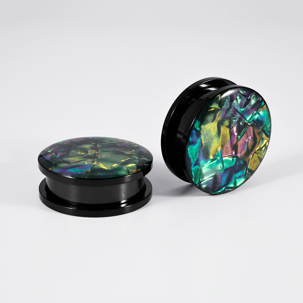 ステンレス鋼ボディピアスジュエリー、シェルプレーン、イヤーエ - Body Jewelry Ear Plugs のレビューと価格