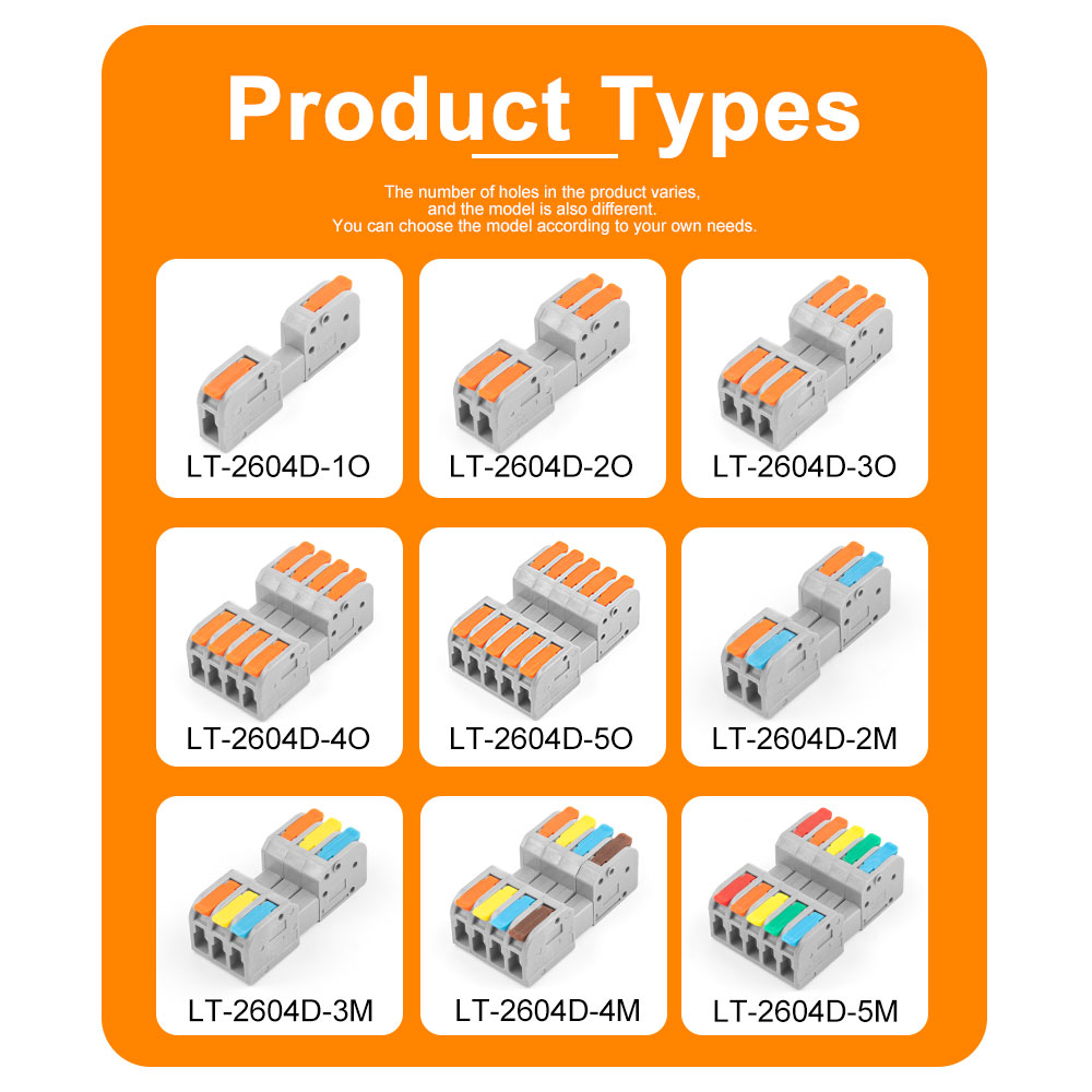 5 個 DF-2604D ミニドッキングクイックワイヤーコネ - Threadless Push Pin のレビューと価格