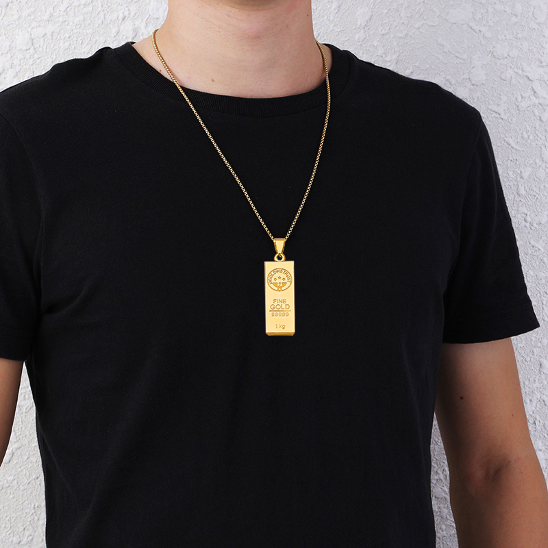 男性と女性のためのアラビア語のペンダント付きチェーン,ステン - Body Jewelry Australia のレビューと価格