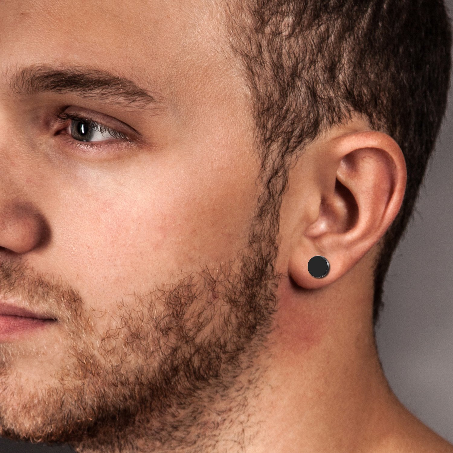 2 個/6 個ブラックステンレス鋼メンズレディース五角形スタ - Body Jewelry Ear Plugs のレビューと価格