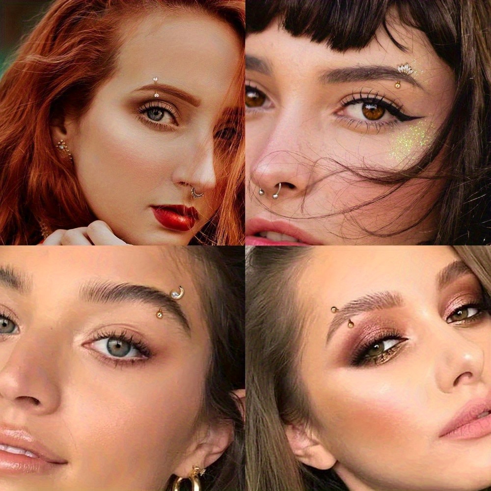 Florideco 1PC ステンレス鋼ルークピアスジュエリ - Eyebrow Curved Barbell のレビューと価格