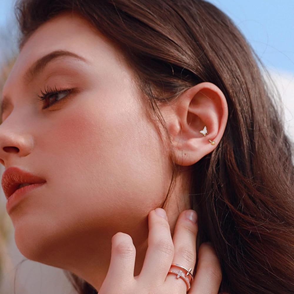 Florideco 1PC ステンレス鋼ルークピアスジュエリ - Eyebrow Curved Barbell のレビューと価格