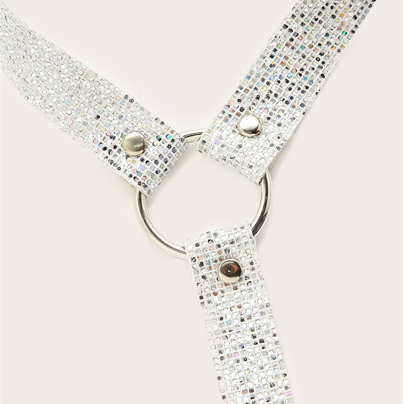 西洋風フリンジ付きパステルチェーン、スパンコールハート付きセ - Body Jewelry Nipple Chain のレビューと価格