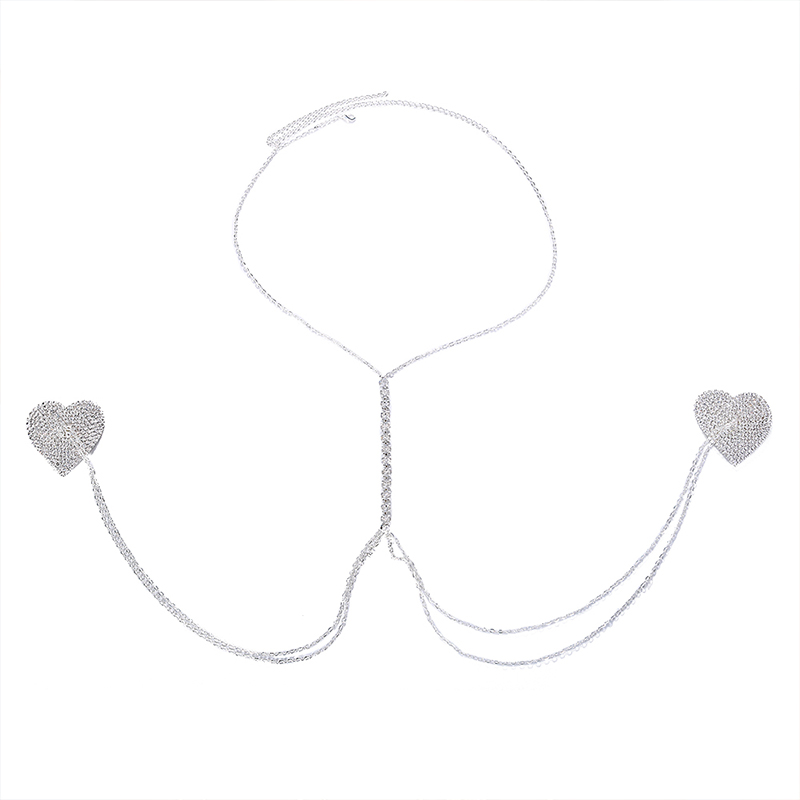 Stonefans セクシーなビキニクロスラインストーンブラ - Body Jewelry Nipple Chain のレビューと価格