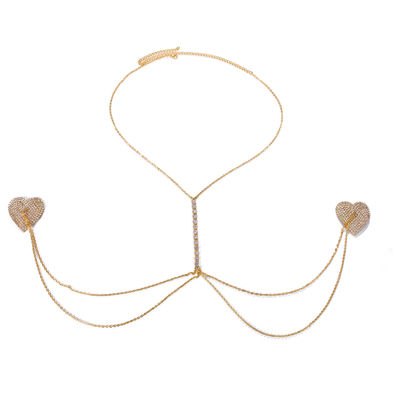 Stonefans セクシーなビキニクロスラインストーンブラ - Body Jewelry Nipple Chain のレビューと価格