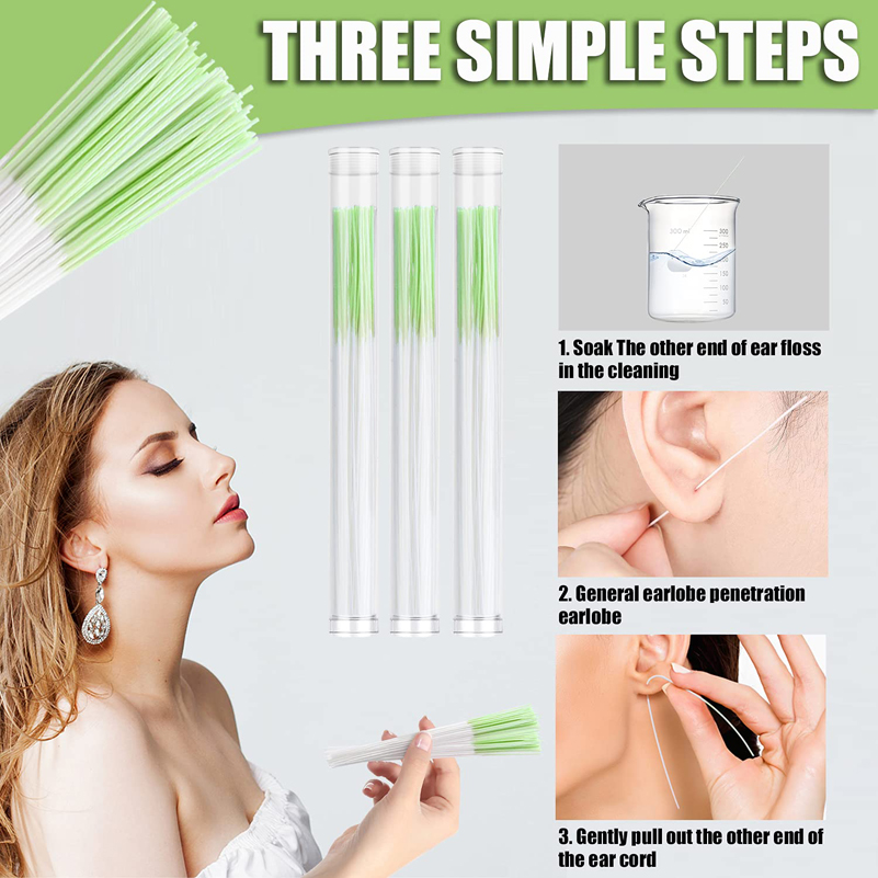 ピアスジュエリー用クリーニングツール,60個,使い捨て穴穴あ - Body Jewelry Cleaner のレビューと価格