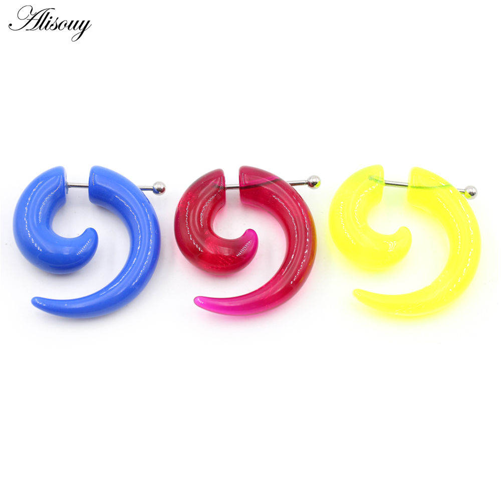 2個入り ホットアクリル製 チーター フェイクスパイラル イ - Body Jewelry Hot のレビューと価格