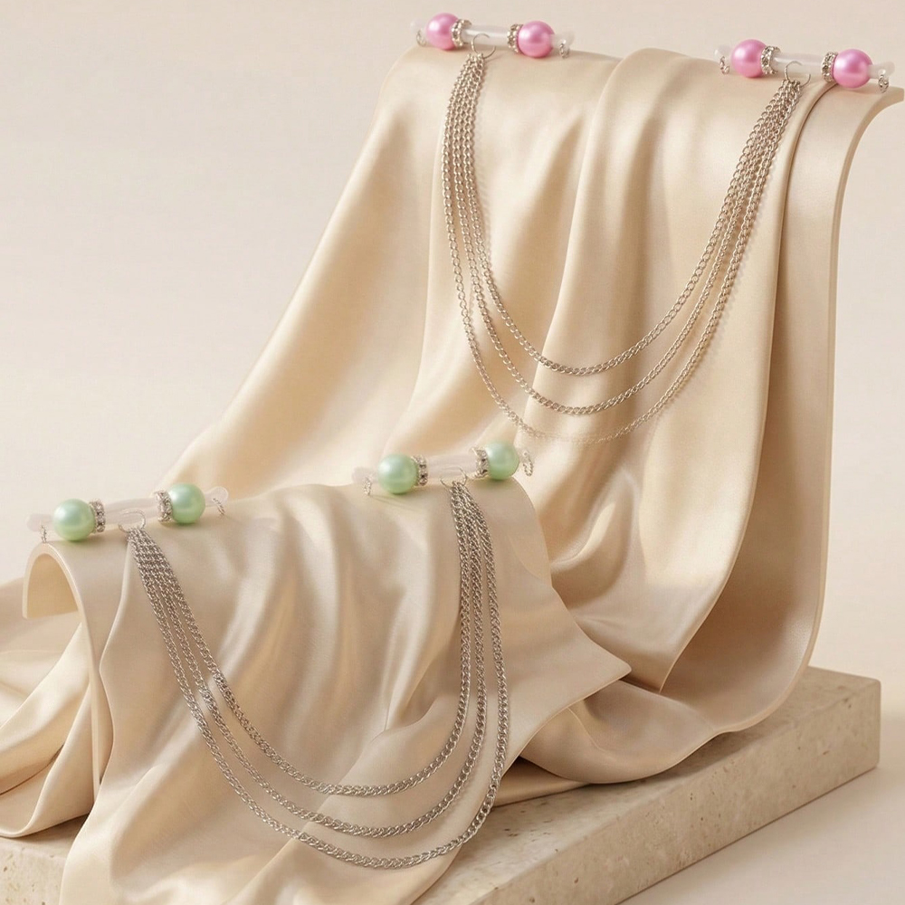 女性用ノンピアスニップルリングボディチェーン、フェイクニップ - Body Jewelry Nipple Chain のレビューと価格