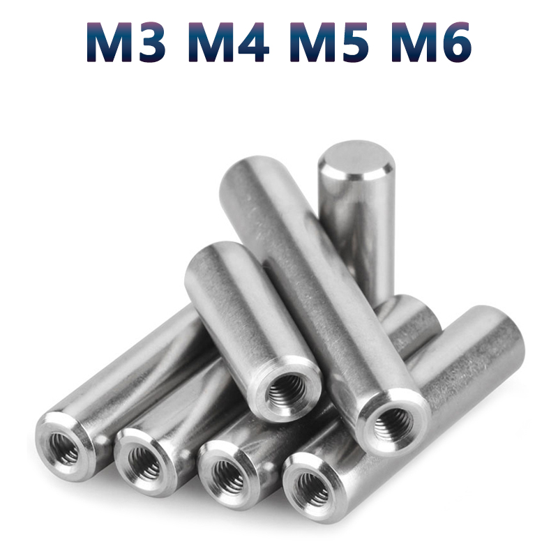 M3 M4 M5 M6 雌ねじ円筒ピン GB120 雌ねじ位 - Threadless Push Pin のレビューと価格