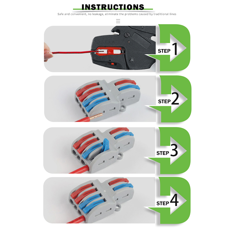 電線導体コネクタ、プッシュイン端子台、ユニバーサルケーブル接 - Threadless Push Pin のレビューと価格