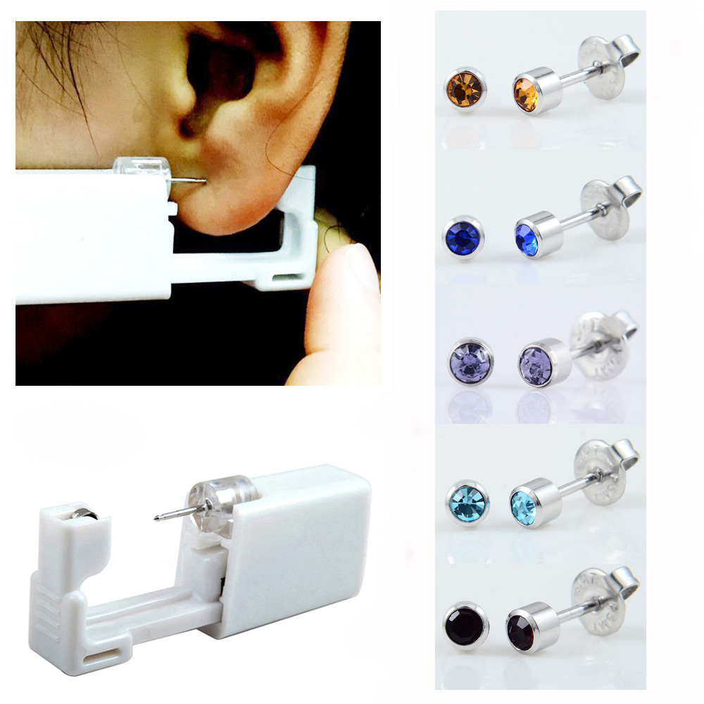 イヤーピアスおよびドリル用の使い捨て安全キット,滅菌済み,ス - Body Jewelry Ear Plugs のレビューと価格