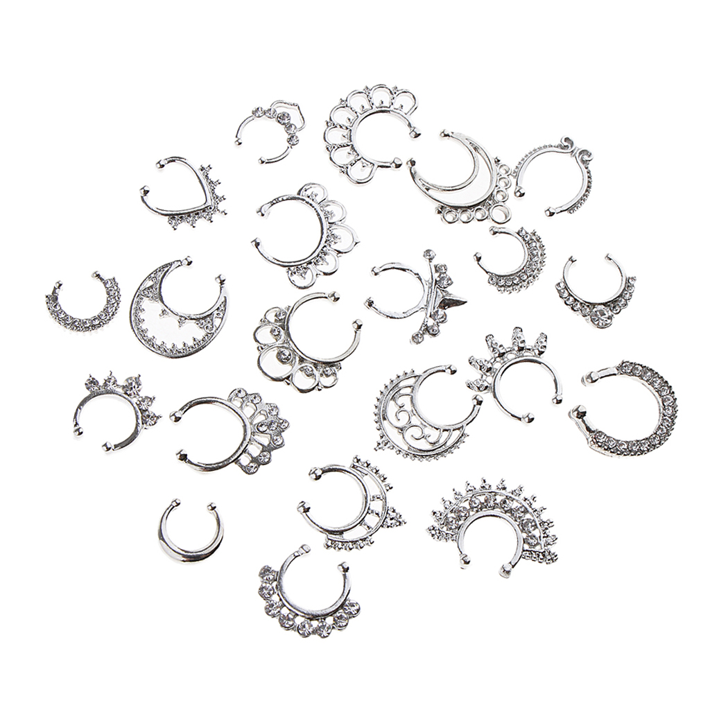 フェイクセプタム,フェイクノーズクリップ,ジュエリー,フェイ - Body Jewelry On Sale のレビューと価格