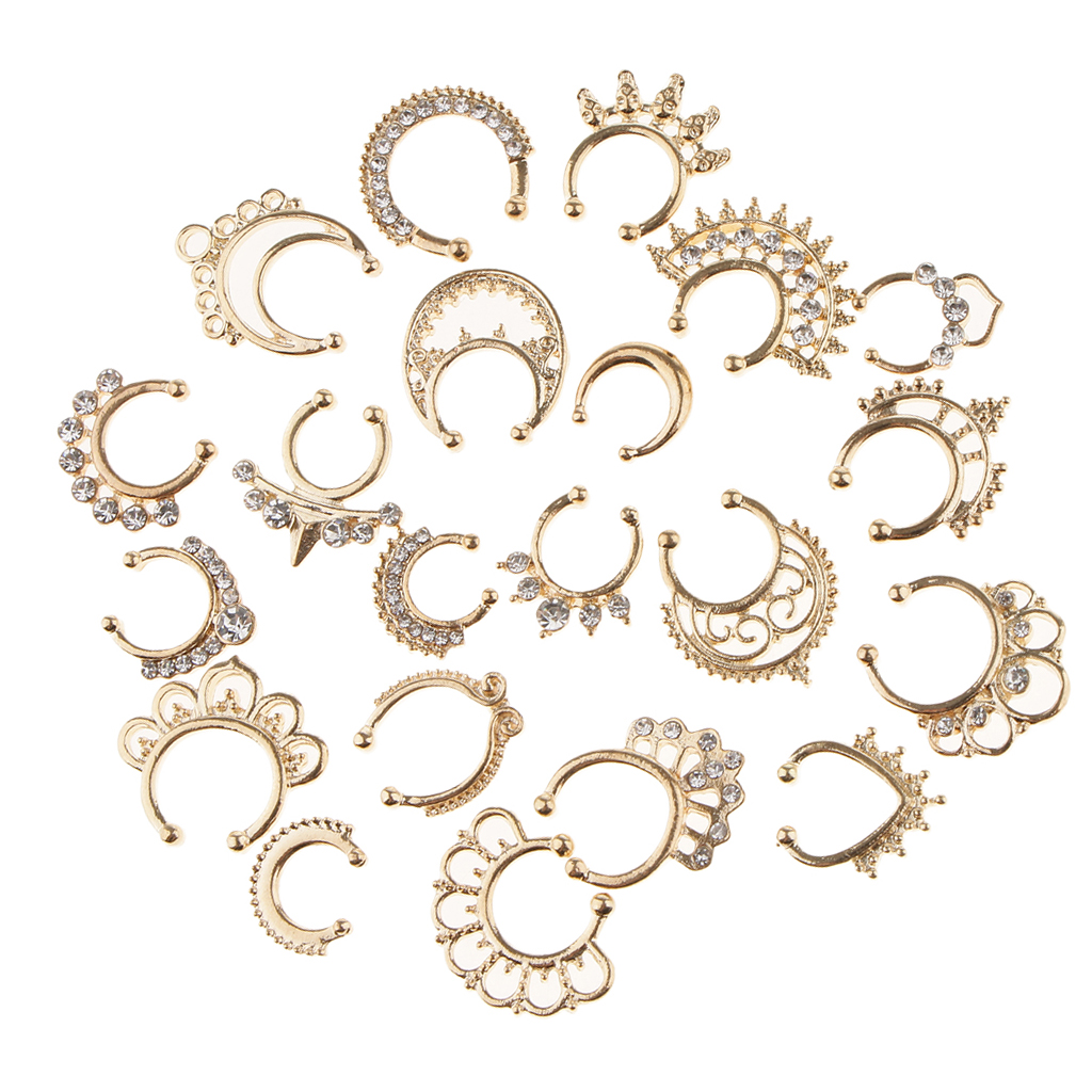 フェイクセプタム,フェイクノーズクリップ,ジュエリー,フェイ - Body Jewelry On Sale のレビューと価格